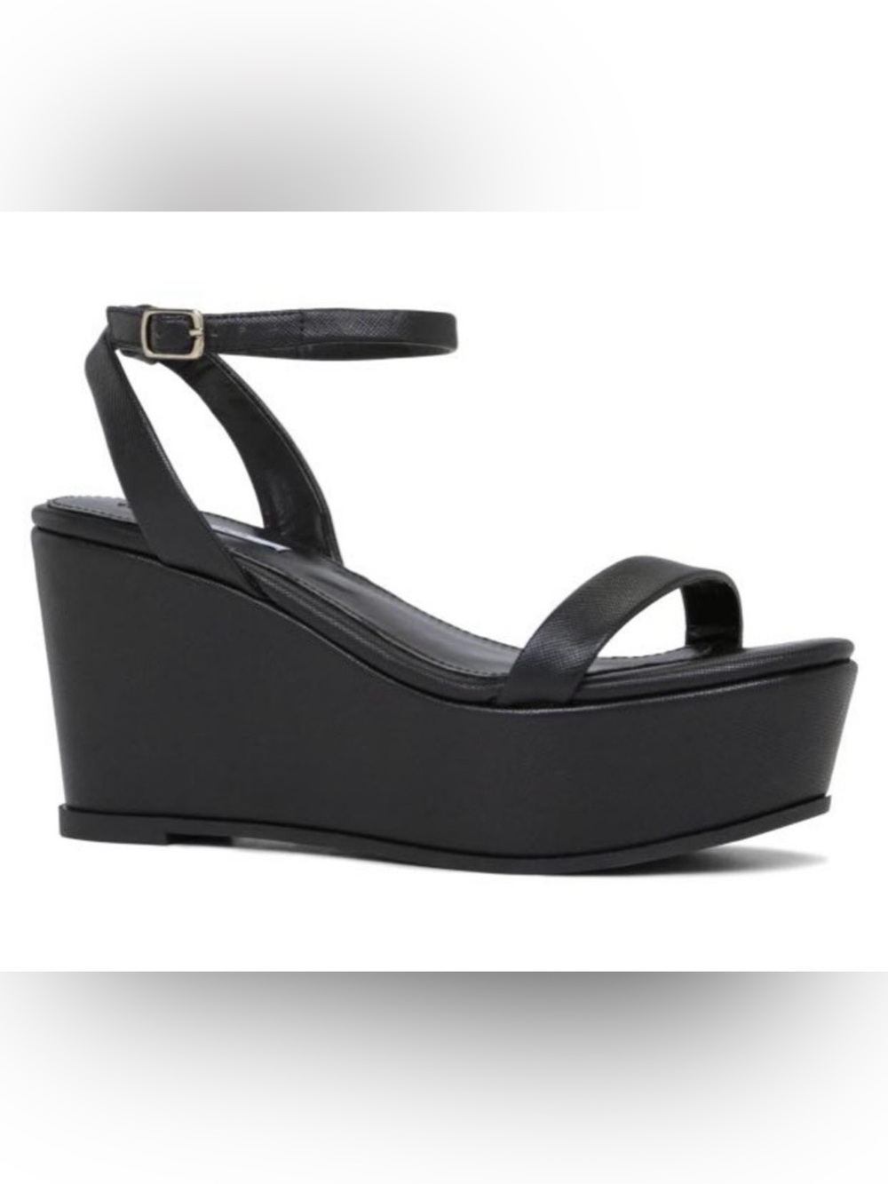 ALDO Women's - Evanna Ankle Strap Wedges size 8